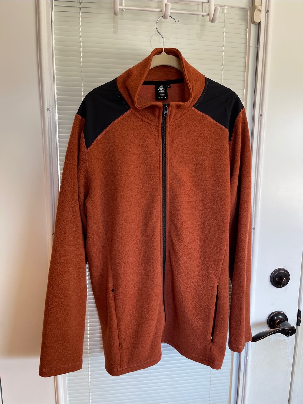 Women’s  Full-Zip Fleece Jacket - Rust